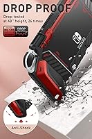 Vista 4 de i-Blason Armorbox for Nintendo Switch OLED Case 2021, Dockable Rugged Protective Case Compatible with Nintendo Switch OLED Model and Joy-Con