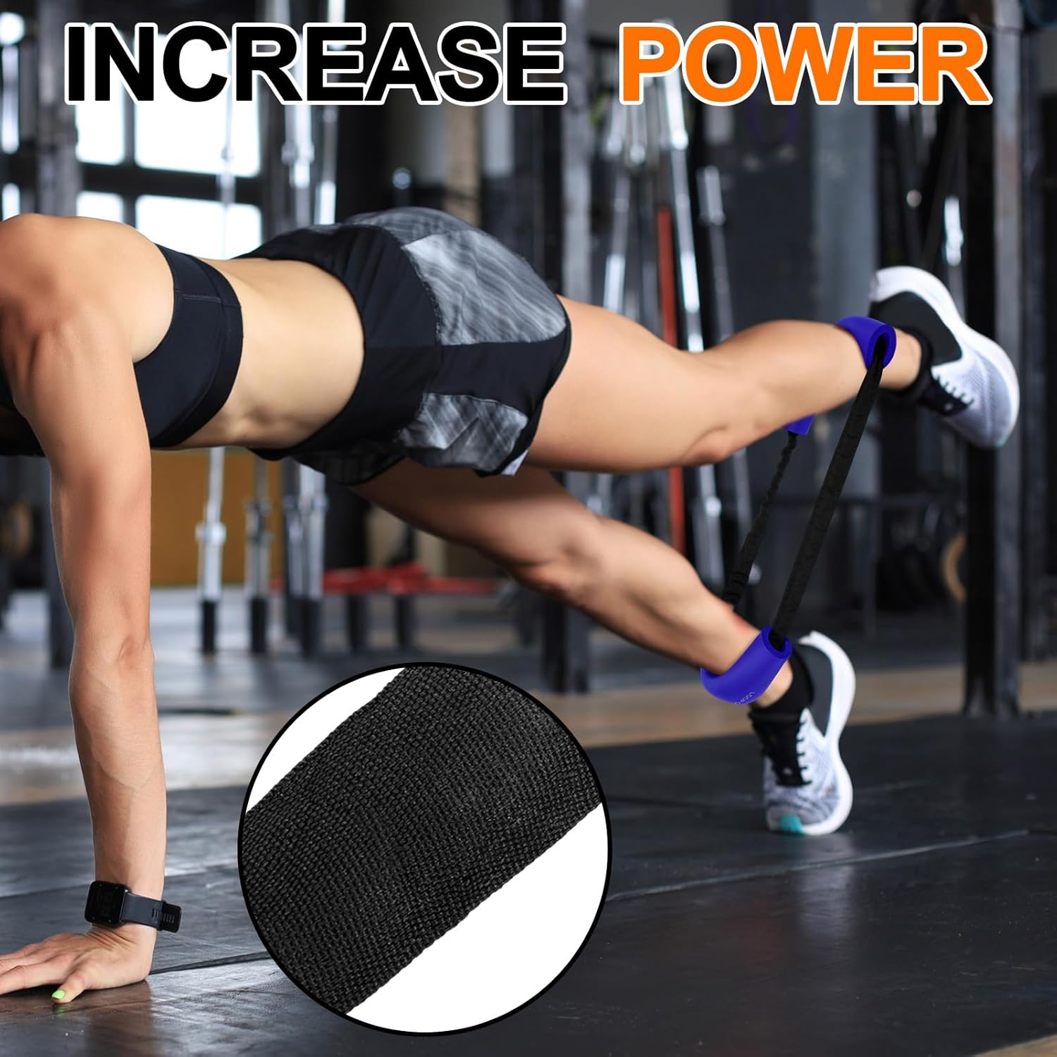 Soulchen 3 Pcs Hip Core System Resistance Bands 20/40/60 Lbs Loop Booty Glute Bands for Working Out to Stretch Strengthen Legs Hips Exercise Equipment for Women Men Adults