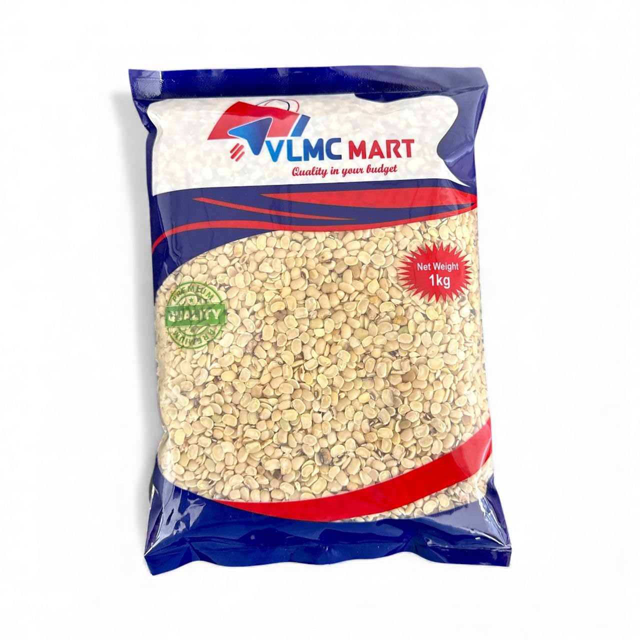 VLMC MART White Lobia Dal | Babbera Pappu W | Unpolished | Protein & Fiber Rich Pulses | Healthy Indian Lentils | 1KG