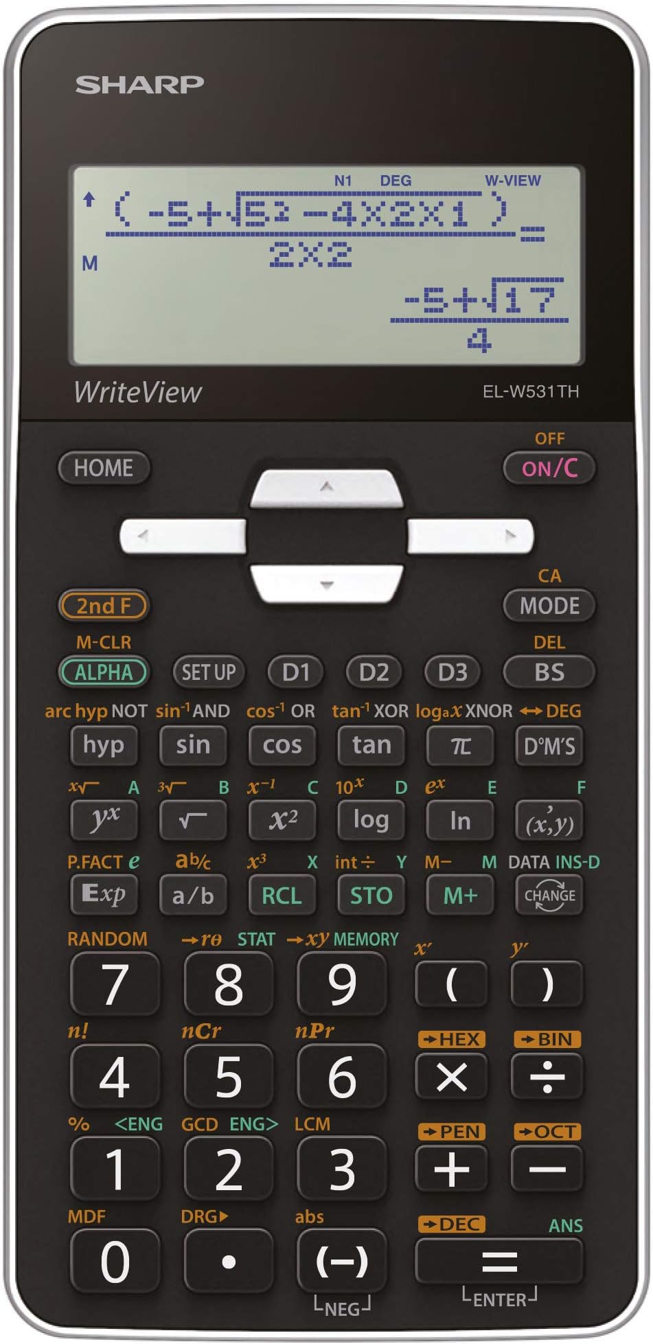 SharpSH-ELW531THWH Scientific Calculator