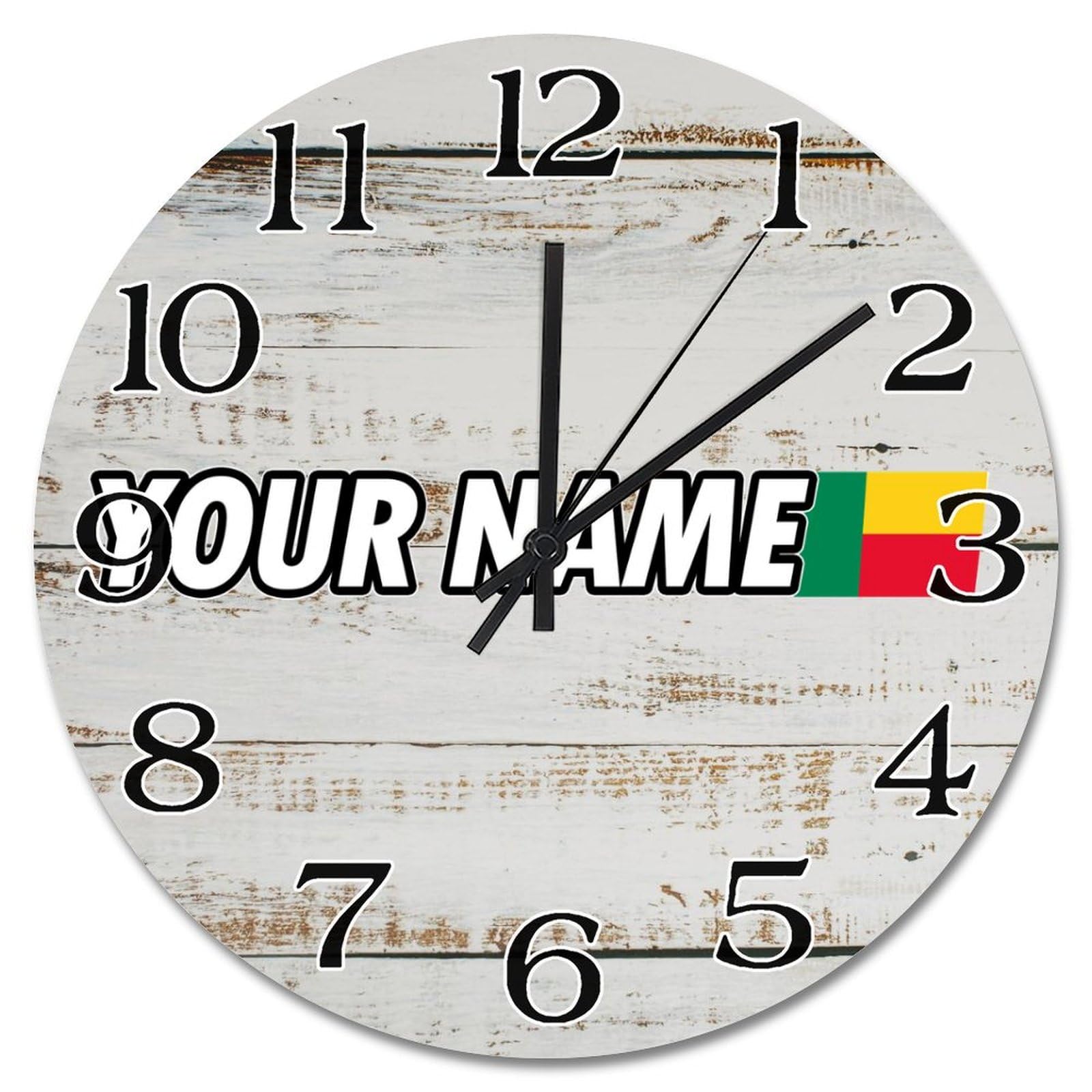 Horloge murale Bénin silencieuse pour en finir avec le tic-tac agaçant