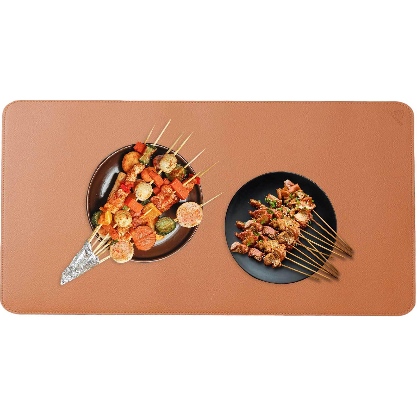 Set de table en similicuir lavable pour protéger des taches durant vos vacances et repas
