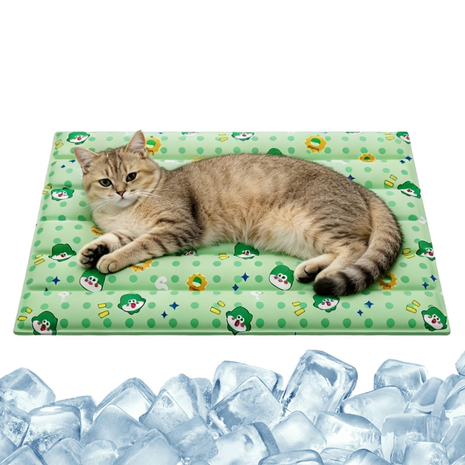 Alfombrilla de refrigeración para perros, gel impermeable y transpirable | Cama refrescante para mascotas, para verano, clima cálido, cachorros, gatos, suelo, sofá, coche, viajes, camping