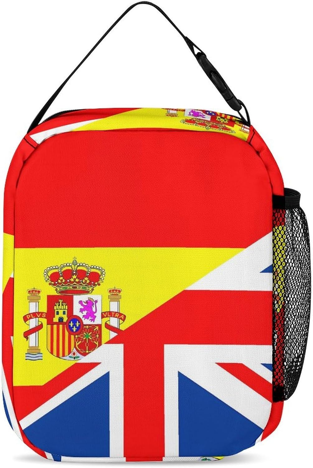 UK And Spain Flag Novelty Backpack Set with Lunch Bag Pencil Cases image 5
