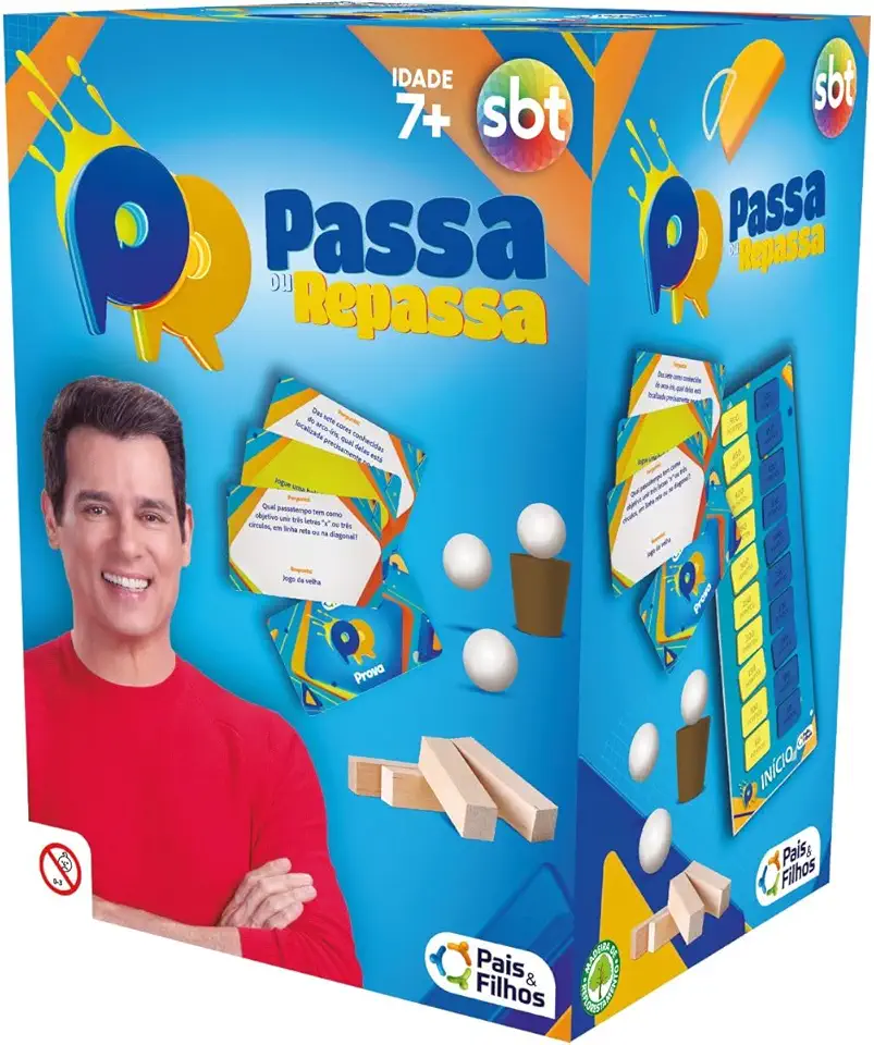 Pais & Filhos - Passa Ou Repassa - Jogo de Tabuleiro