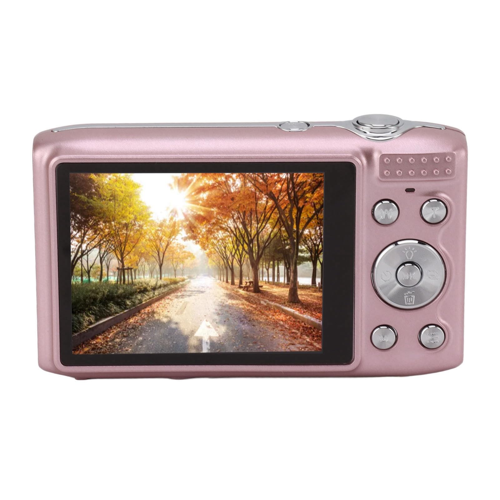 CÁMARA Digital para Adolescentes 4K HD para VLOGGING DE FOTOGRAFÍA DE Viajes (Pink)