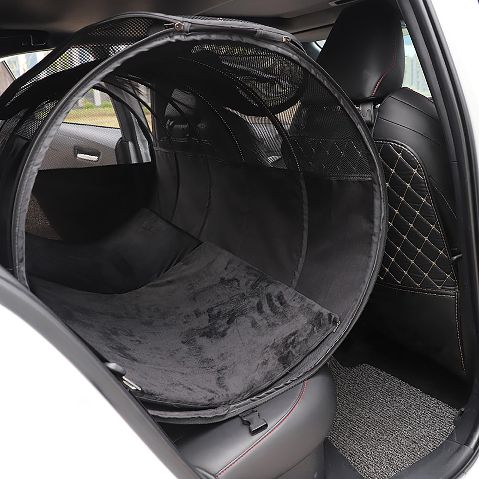 Cuccia Cane Auto per Smart Forfour Fortwo, Traspirante Seggiolino Auto Cane, Trasportino Cane Auto con Cuscino Resistente e Facile da Installare