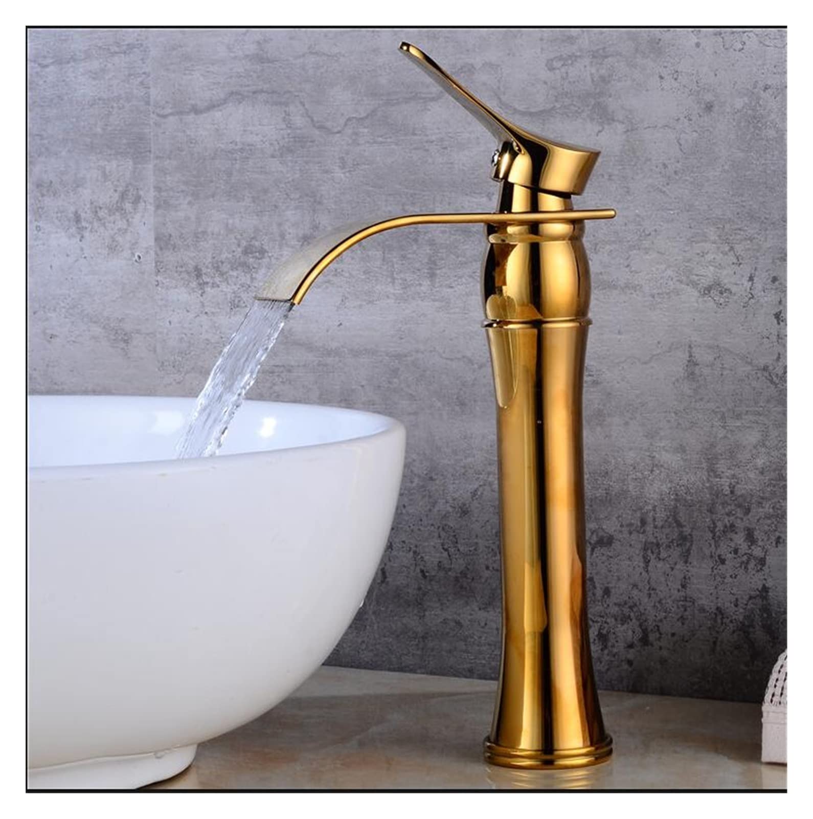 Robinet de lavabo noir pour rénovation salle de bain moderne