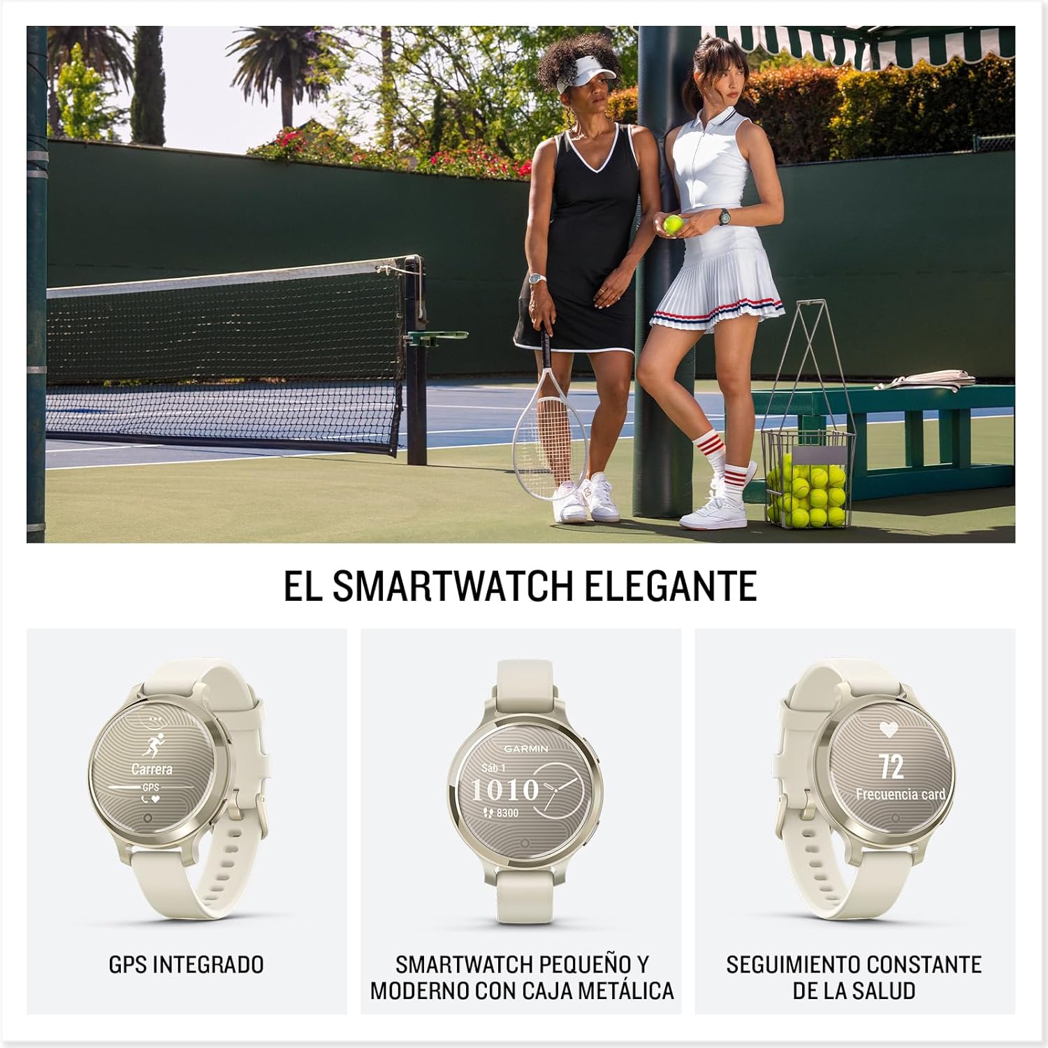Garmin Lily 2 Active, Reloj Inteligente con GPS, Diseño Elegante, Datos de Salud y Forma Física, Pantalla Táctil, Notificaciones Inteligentes, Autonomía hasta 9 días, Verde 3