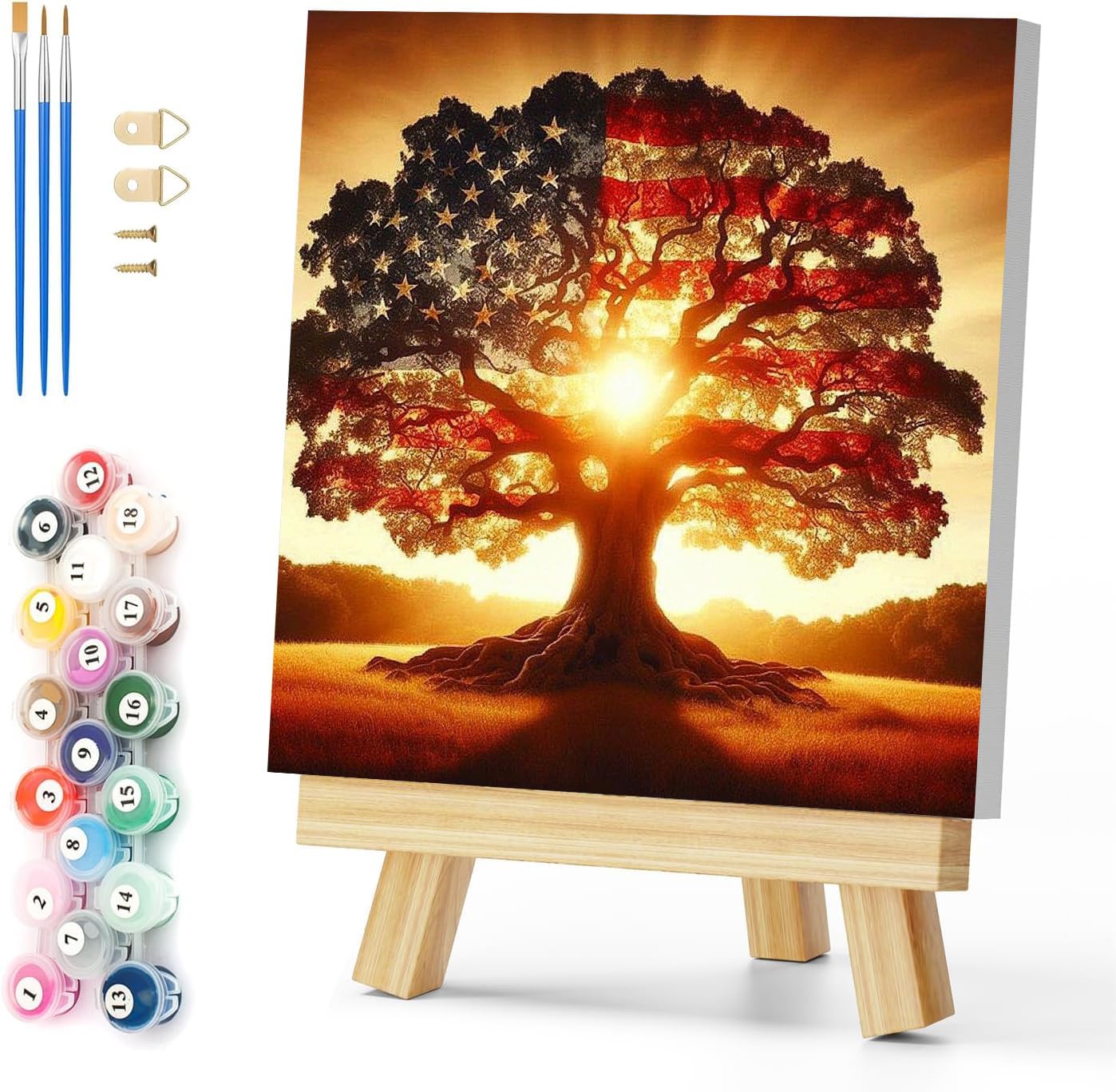 Christmas Paint by Numbers Kit - Beginner Friendly -22