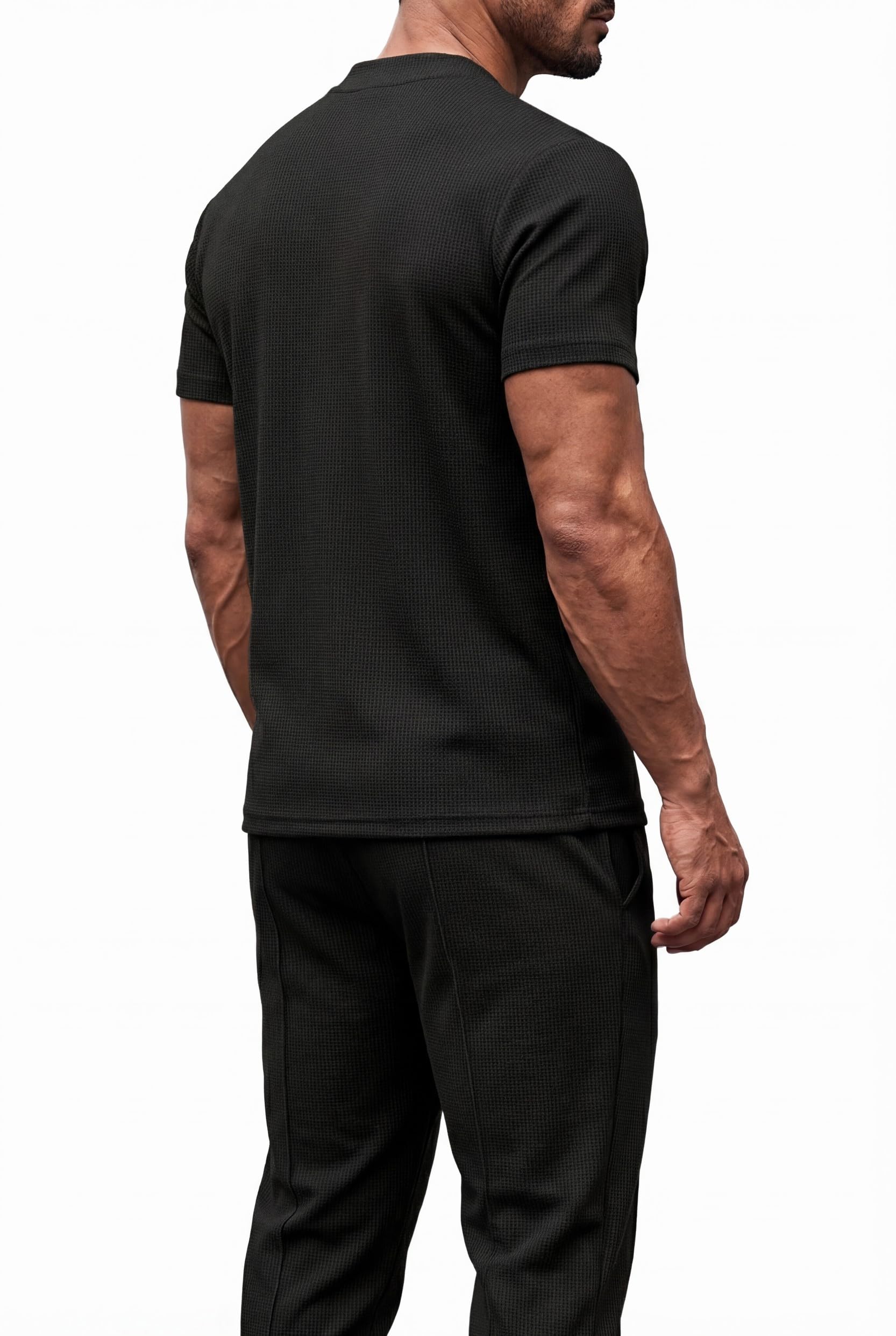 MSIYOW Ensemble Homme Survêtement Jogging Homme Sweat Shirt et Pantalon à Poche Ensemble Été Veste de Travail - 3