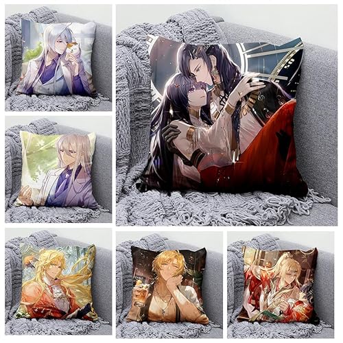 時空の絵旅人 クッション 枕 アイン シーラン ロカ ロタツ ヨウケン マスコット ぬいぐるみ 抱きまくら キャラクター 柔らかい 可愛い 置物 モデル 萌えグッズ コレクション ギフト ふわふわ ゲーム周辺 (22,50*50cm)