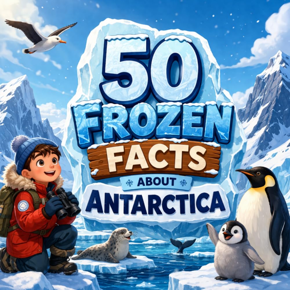 50 Frozen Facts About Antarctica: Cool, Surprising and Fun Facts About the Coldest Continent for Kids (Geography for Kids)