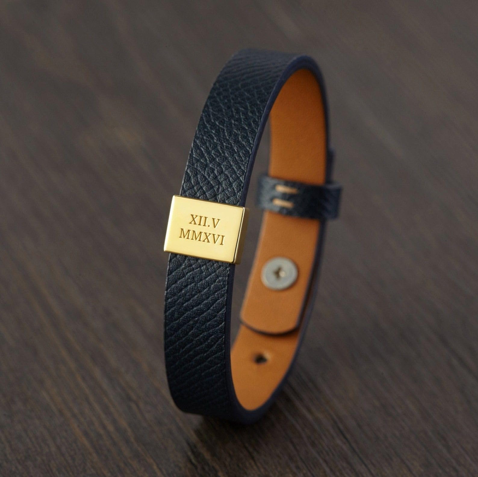 Personalizado pulsera para esposo, Navidad para él, parejas pulsera uno año aniversario para novio cuero Día de la Madre Navidad cumpleaños aniversario