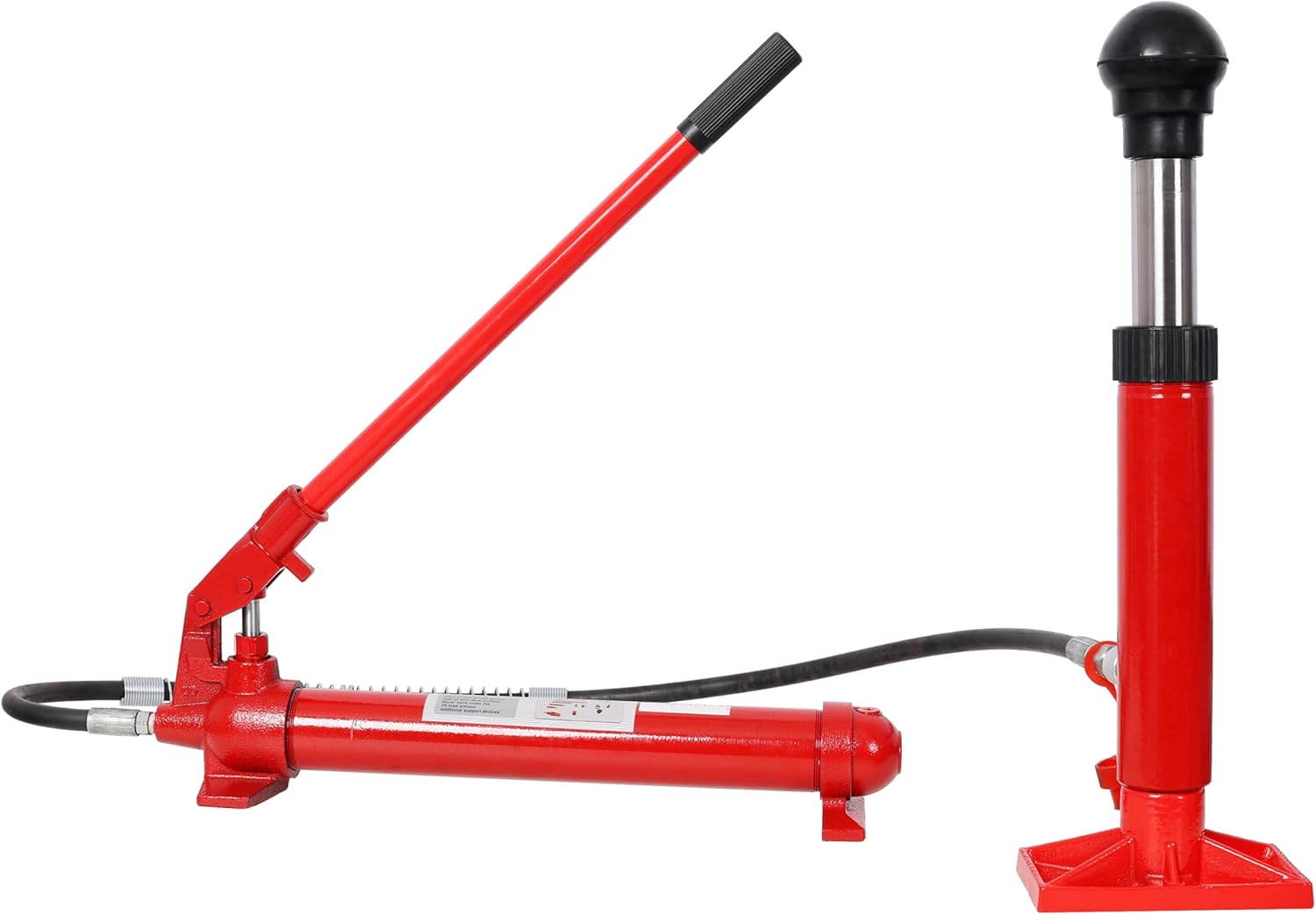 Gecheer 10 Ton Portable Hydraulic Jack Hose Heavy Duty Auto Body Frame Repair Tool Kit Case