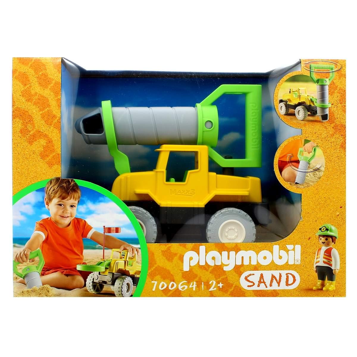 PLAYMOBIL Sand 70064 Bohrfahrzeug, Ab 2 Jahren