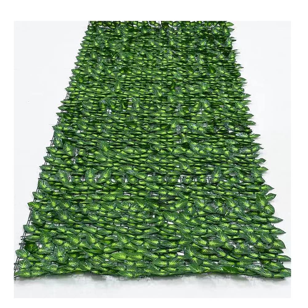 Artificiali Screening Edera Foglia Hedge per la Decorazione di Interni ed Esterni della Parete Verde del Cortile di Recinzione HXJDP220806(Color:,Size:100x400cm)