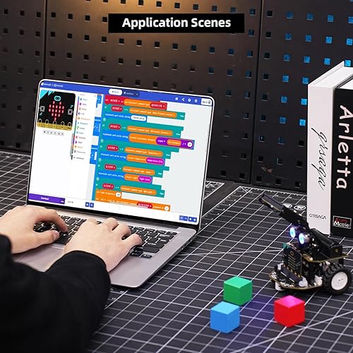 Miniatura 9 de Nexbit - Kit de robot inteligente para programación Microbit V2, robot educativo STEM Science con cámara de visión AI para principiantes robóticos,