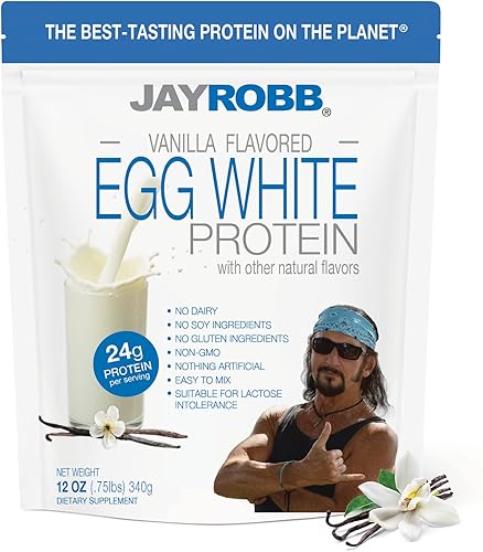 Jay Robb Egg White Protein Powder- Proteína de clara de huevo en polvo baja en carbohidratos Keto vegetariana sin gluten sin lactosa azúcar añadido disponible en Yaxa Colombia