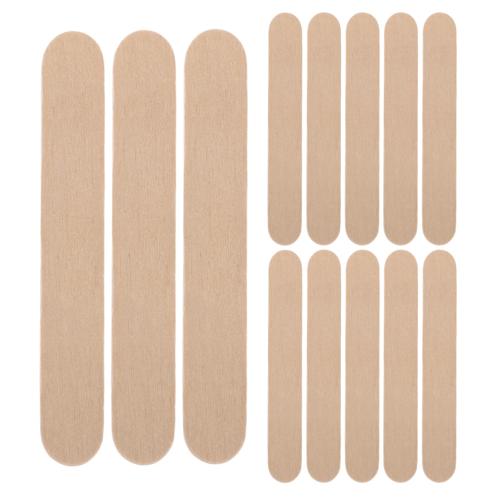 TOYANDONA Palitos de Madera para Manualidades Naturales 65X10X2 MM 1000 Unidades Palitos Pequeños para Arte Escolares y Bricolaje Proyectos Creativos