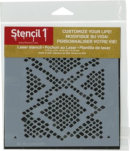 Stencil1 Plantilla de piel de serpiente de 6 pulgadas