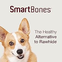 Vista 10 de SmartBones Twist Sticks Paquete Variado de 50 Unidades, Masticables Sin Cuero Crudo Para Perros Hechos Con Pollo Real O Sabor a Tocino Y Queso