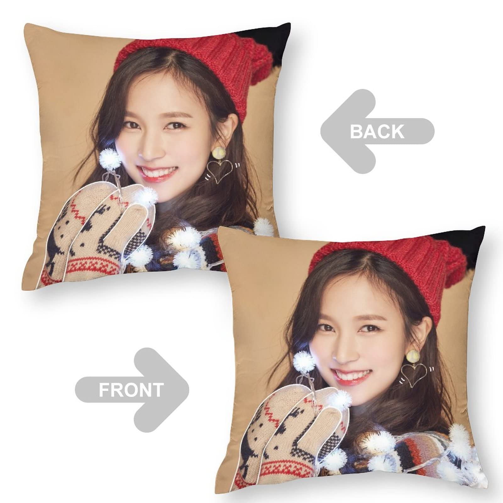 Amazon.co.jp: TWICE ミナ クッションカバー 座布団カバー ソファー 