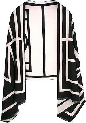 AONTUS Shawls and Wraps Poncho Cardigan Cape Knitted Cover Ups Vintage Scarfs Sweater for Womens Khaki