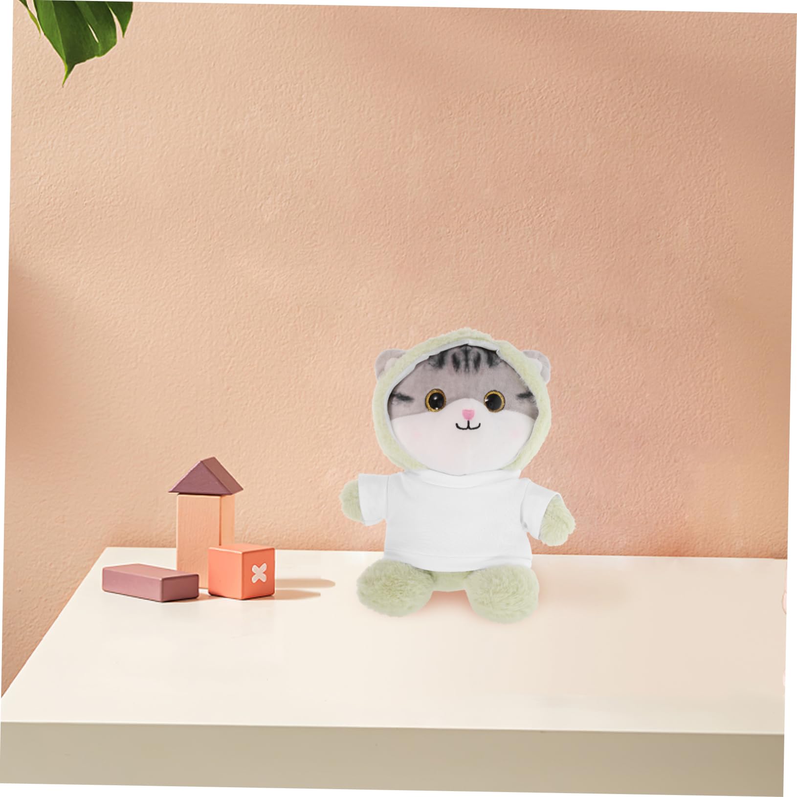Pull Pour Ours En Peluche – Rouge – Laine Douce – Vêtement De Poupée Amovible – Cadeau Créatif Enfant