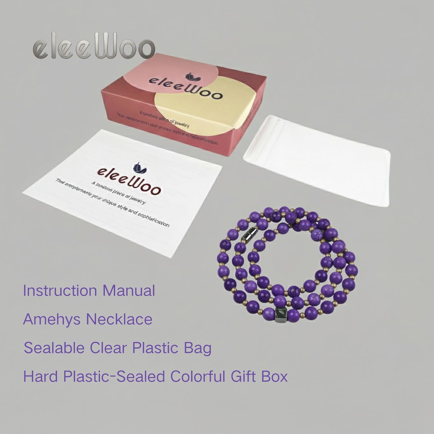 Personalized 6mm Natural Crystal Stone Choker Necklace for Men Women | Custom Engravable Initial Bead | Healing Jewelry Gift for Birthday Anniversary, 19.5" - Image 7