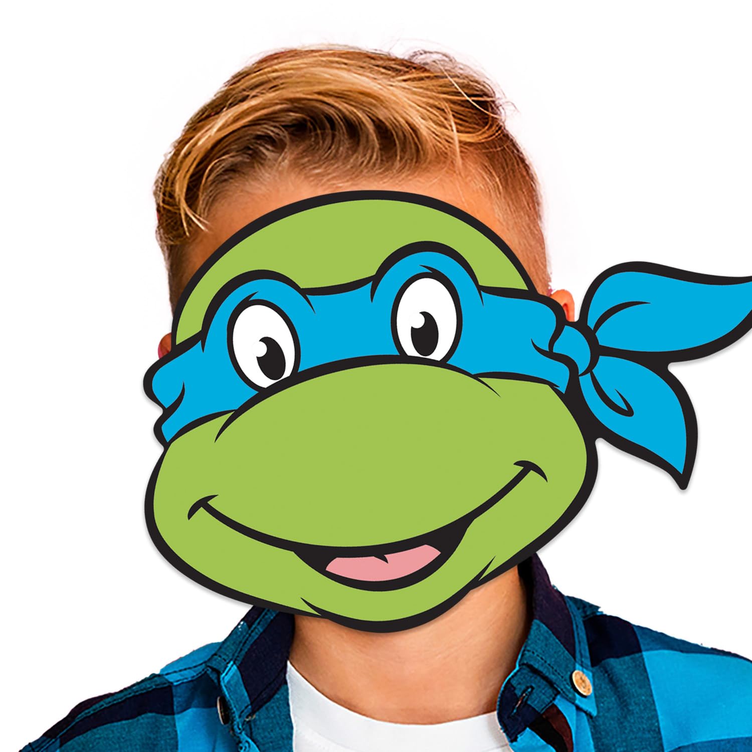 Star Cutouts Leonardo Sm497 Tmnt Cardboard Face Mask – Kids Costume Fancy Dress Party Favour