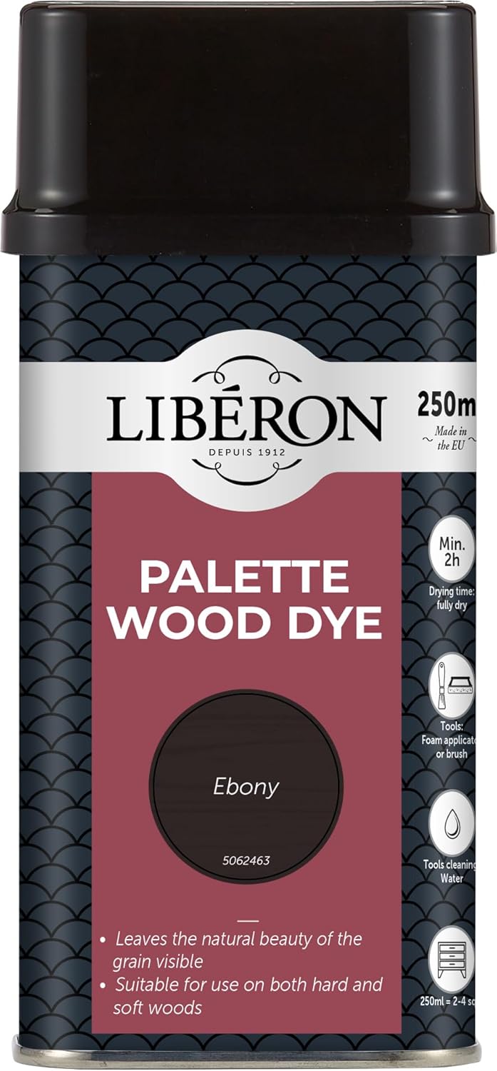 Liberon WDPMO250 250ml Palette Wood Dye - Medium Oak