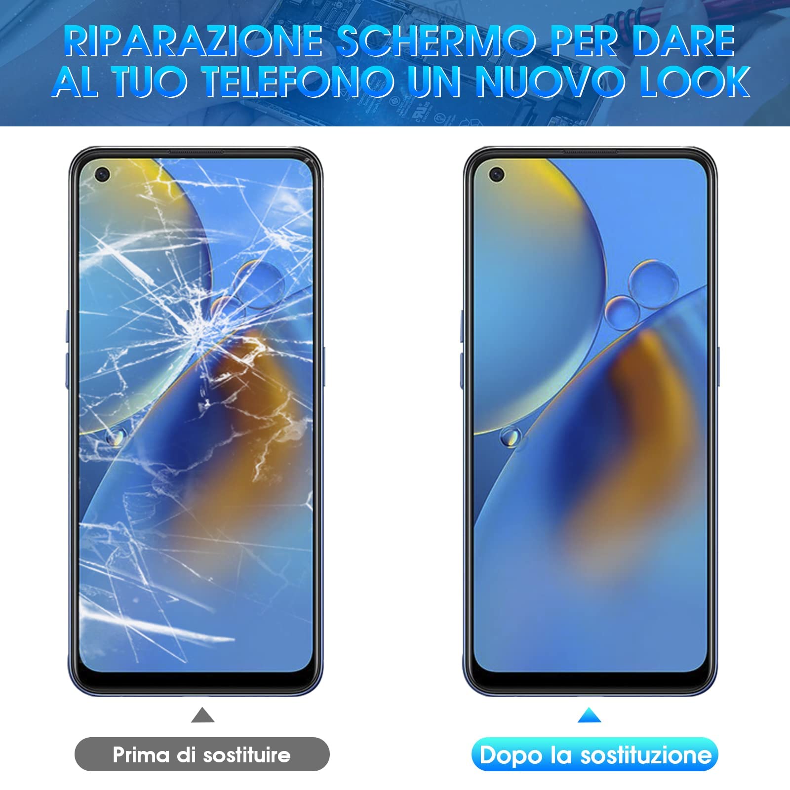 DISPLAY LCD PER OPPO A74 5G /A93 5G PCGM00