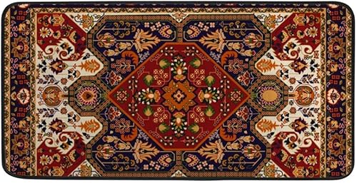 Miniatura 9 de Alfombras de cocina para el suelo, antifatiga, antideslizantes, acolchadas, para fregadero, de lujo, hojas de olivo doradas, para oficina,