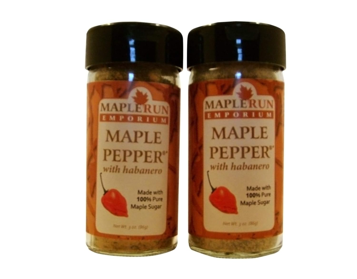 Maple Run Emporium Maple Pepper® with Habanero 2 Pack