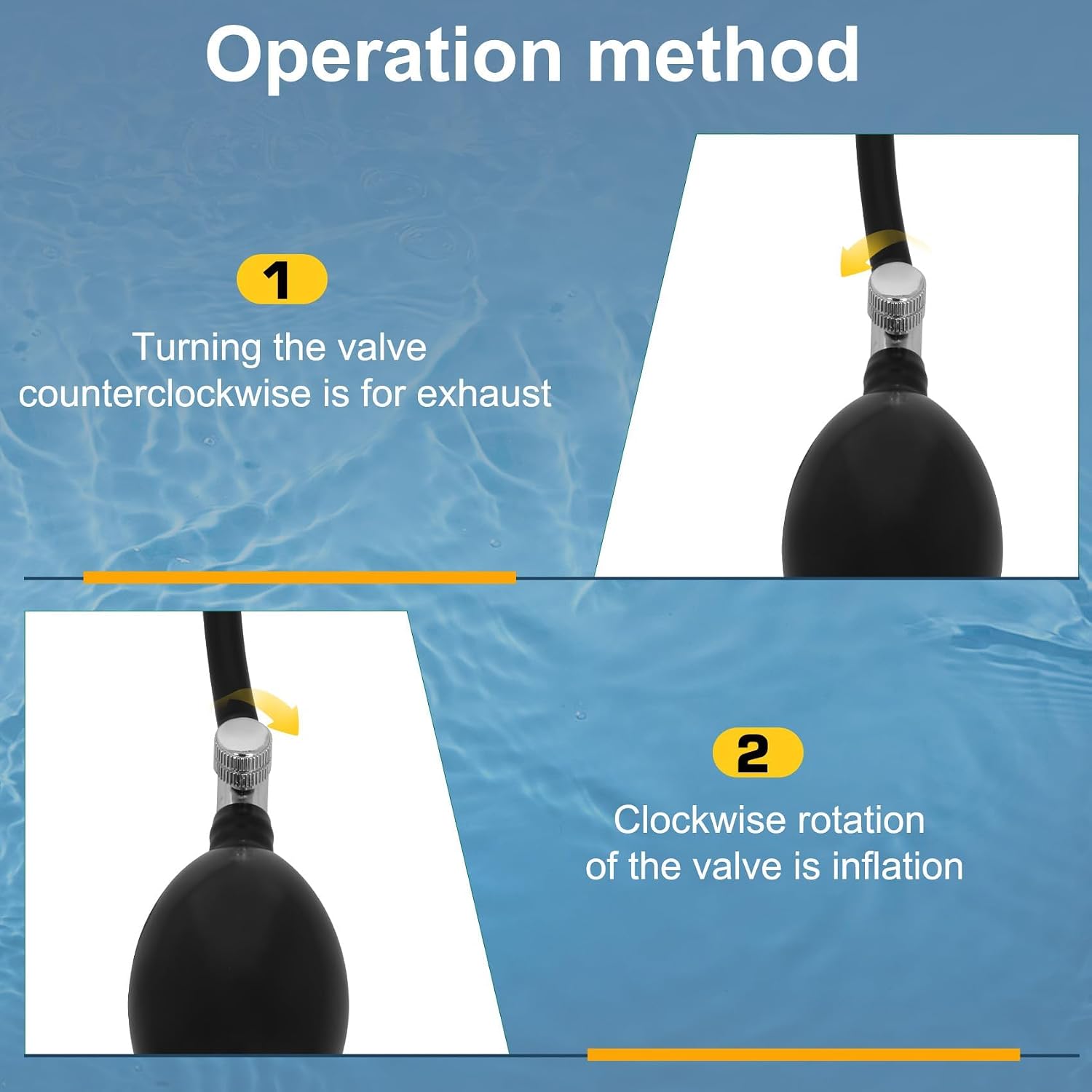 3in Sewer Test Plug, Water Proof and Closed Water Test Inflatable Pipe Plug with Inflatable Bag