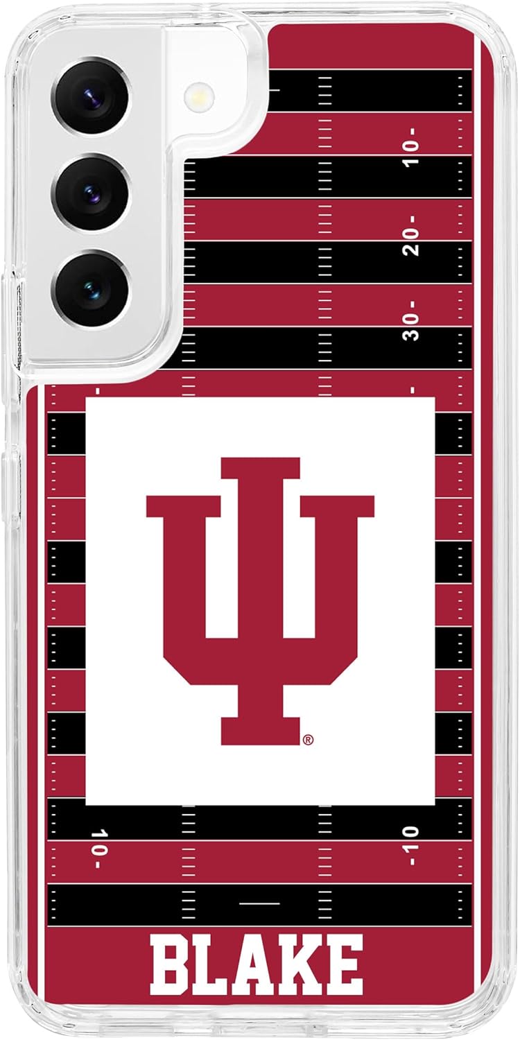 Affinity Bands Indiana Hoosiers HD Phone Case Compatible with Samsung Galaxy S22+ (Scattered)