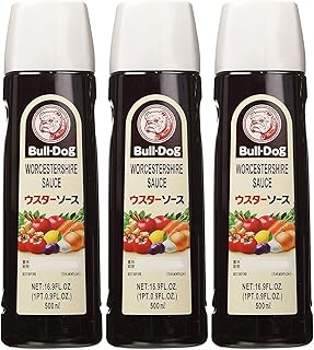 Bull-Dog Worcestershire Sauce 16.9 Fl. Oz. (3 Bottles)