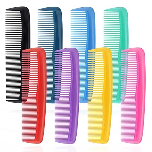 Miniatura 7 de Paquete de 100 peines envueltos individualmente, negro (100), plástico, peine para el cabello, para hotel, Airbnb, refugio, sin hogar, hogar de