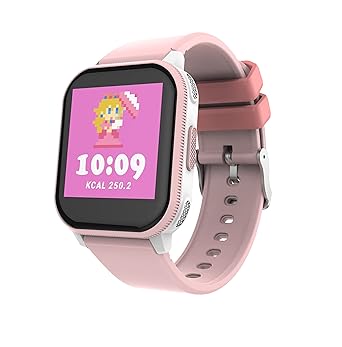 V2A PlayOn Smart Watch for Kids with Inbuilt Games? Smart Watch for Girls and Boys ? Compatible with iOS and Android ? IP68 Waterproof - 7 Days Battery Backup