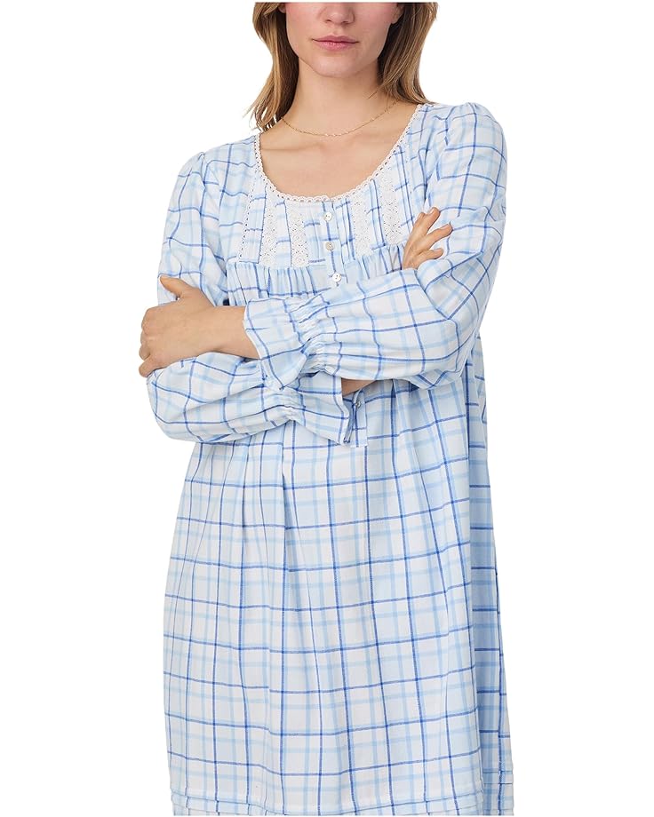 Eileen West Cotton Flannel Long Sleeve Waltz Nightgown - #3 of 3