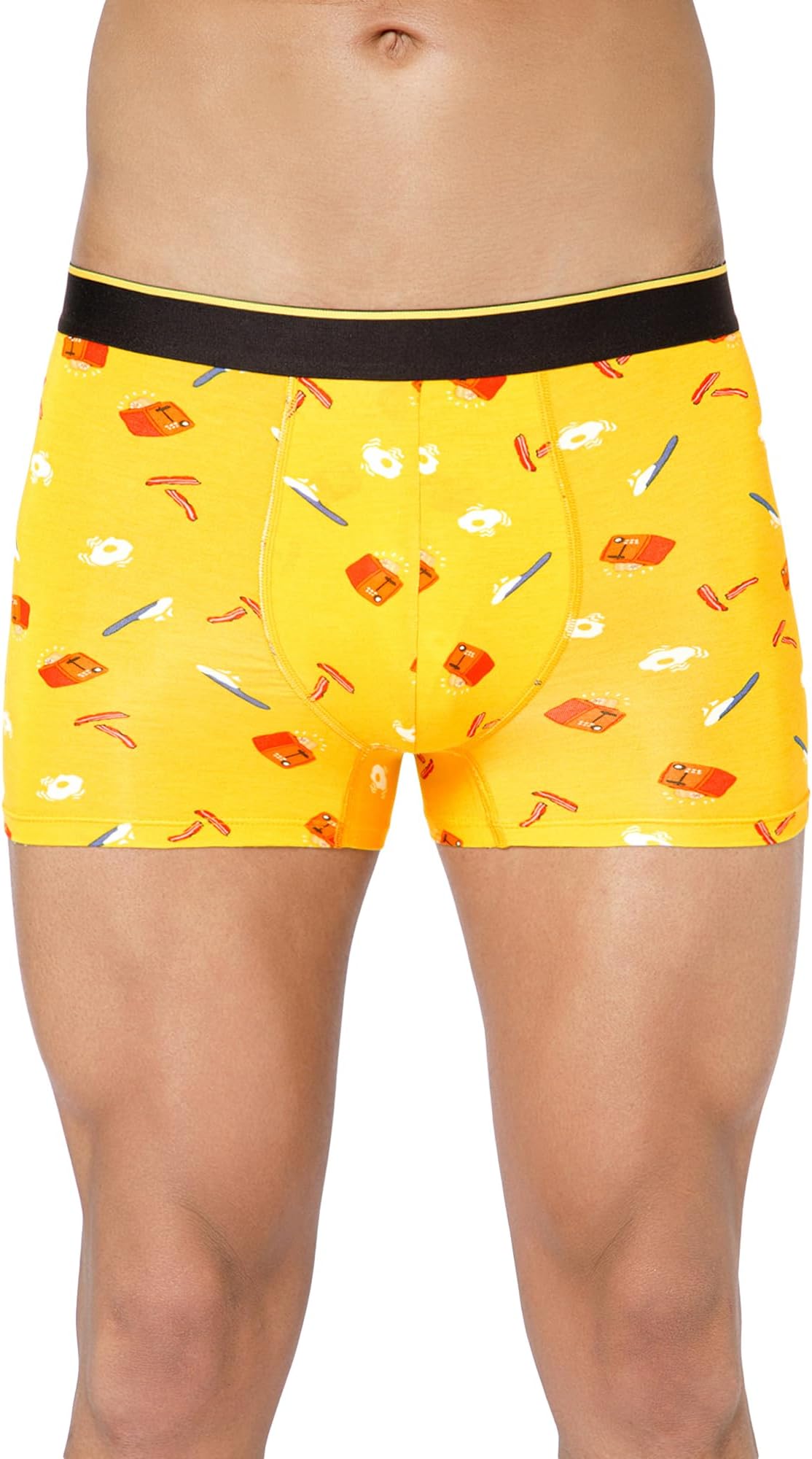 Bummer Printed Micro Modal Trunks Underwear for Men – Ultra Soft & Breathable, 3 Times Softer Than Cotton, Anti-Bacterial, Stretchable for Ultimate Comfort & Style, Pack of 1 (A Shark Tank Product)