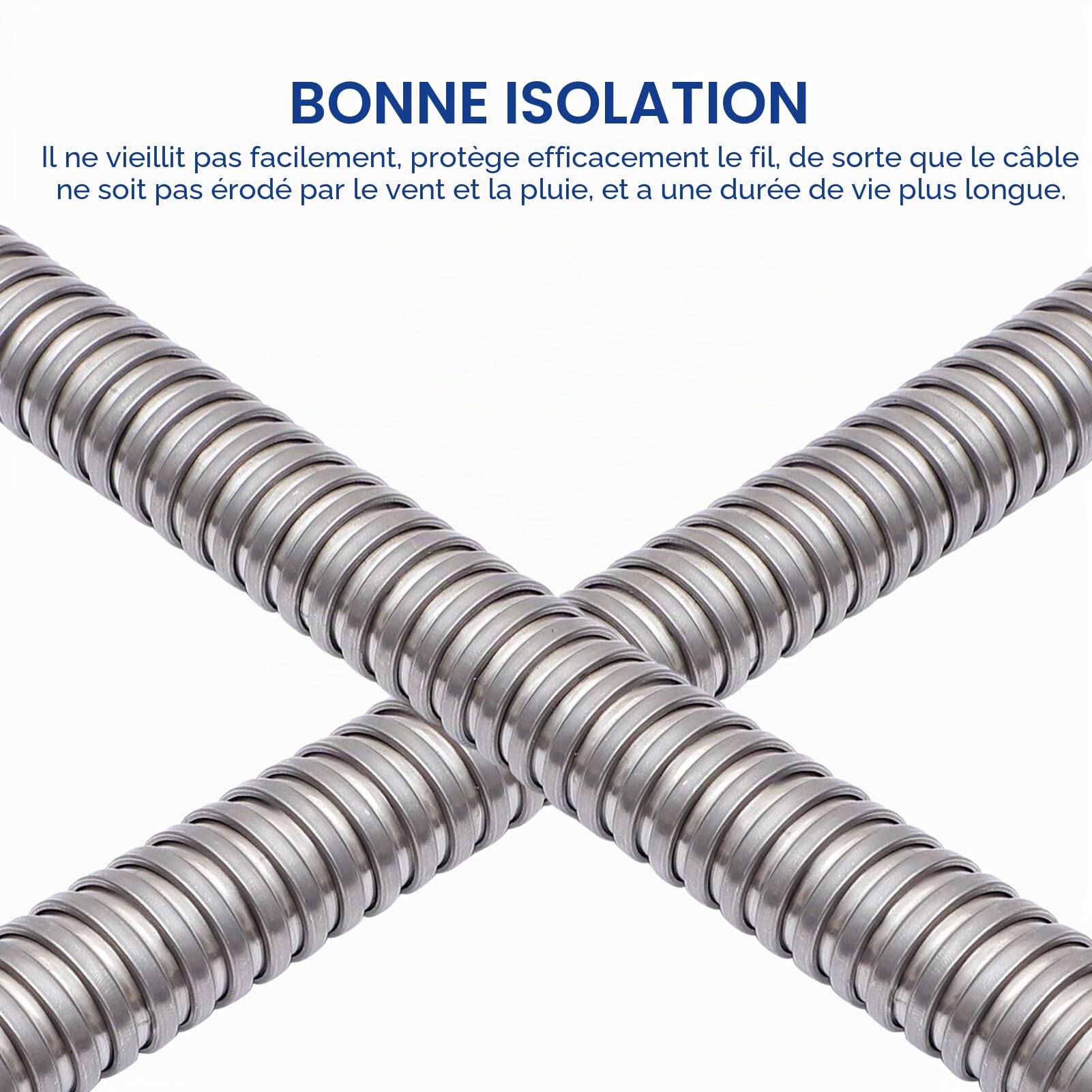 Marin Fil Noir Câble et Tuyau Gaine