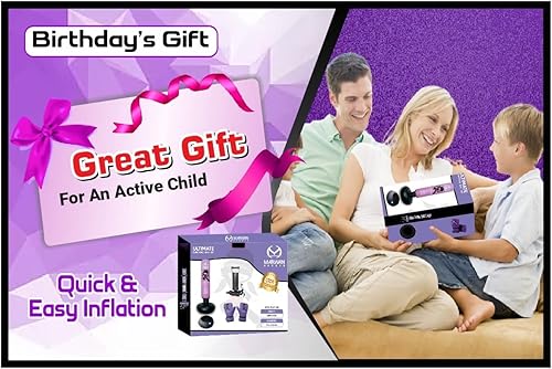 Miniatura 6 de Marwan Sports 5-in-1 Inflatable Punching Bag for Kids – 63" Karate Toy Set with Boxing Gloves, Durable Fast Rebound, Active Play, Stress Relief