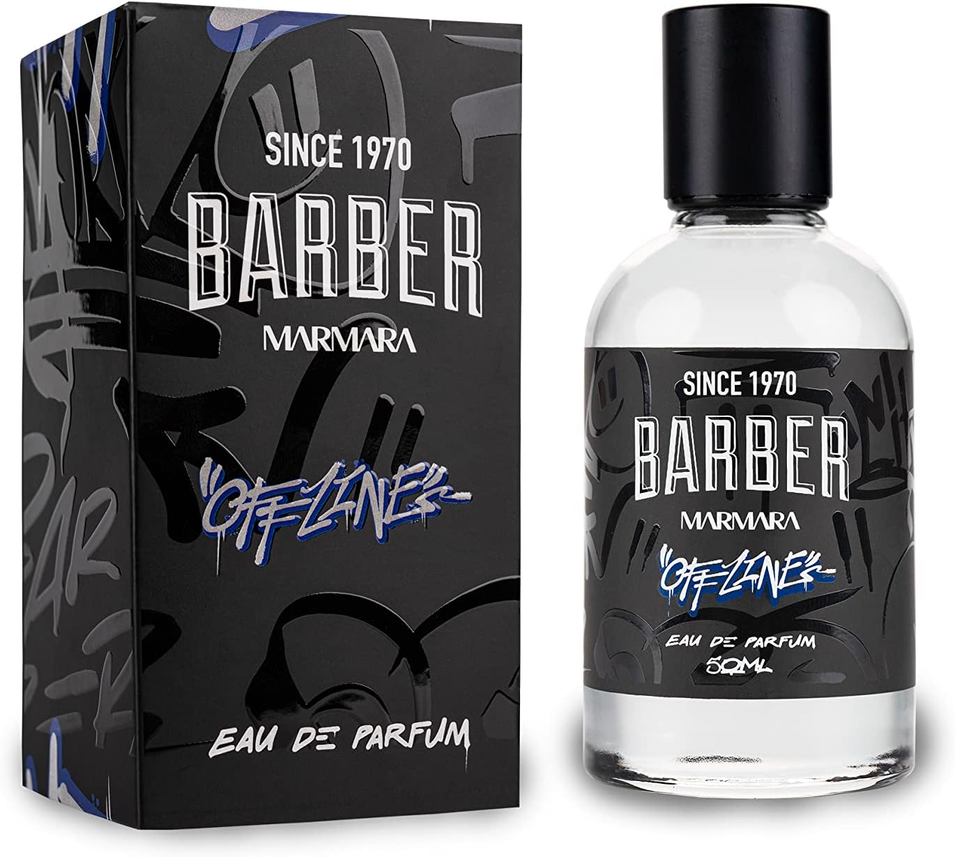BARBER MARMARA NEVER QUIT Eau de Parfum Natural Spray Men – herenparfum – mannenparfum – parfum heren – intensieve langdurige geur – herenparfum – frisse houtachtige geur (50 ml)