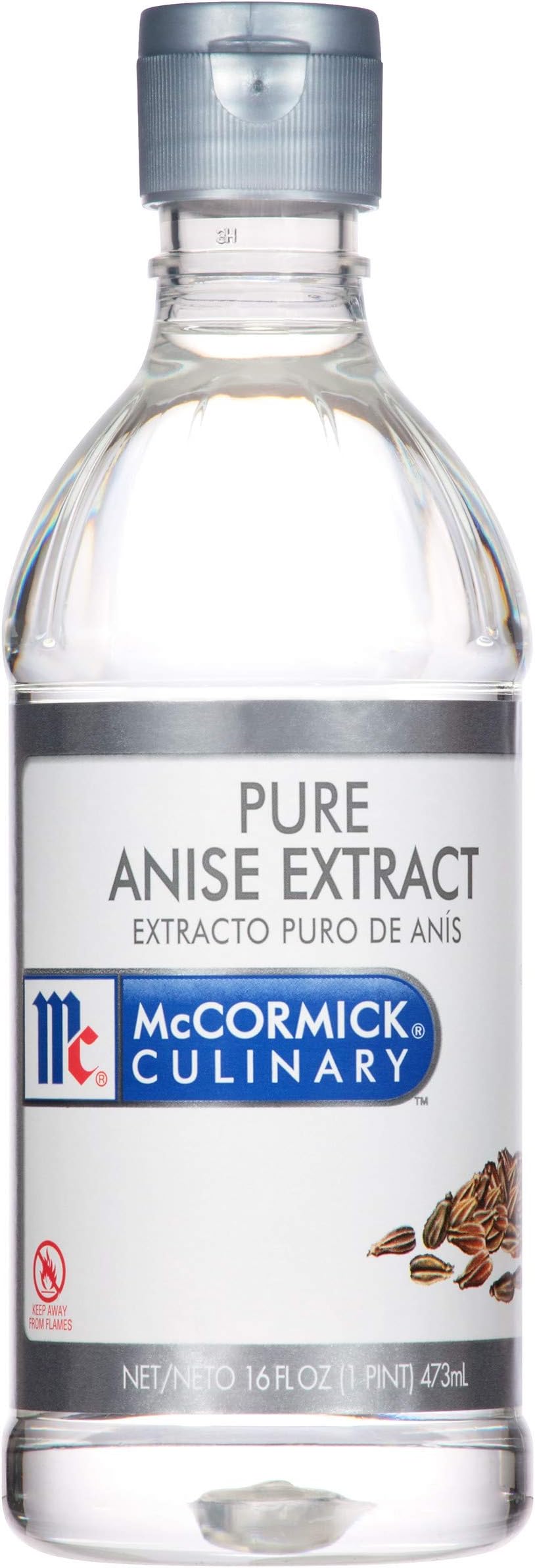Pure Anise Extract, 16 fl oz - One 16 Fluid Ounce Bottle of Anise Extract for Baking, Subtle Licorice Flavor for Cookies, Cakes and More