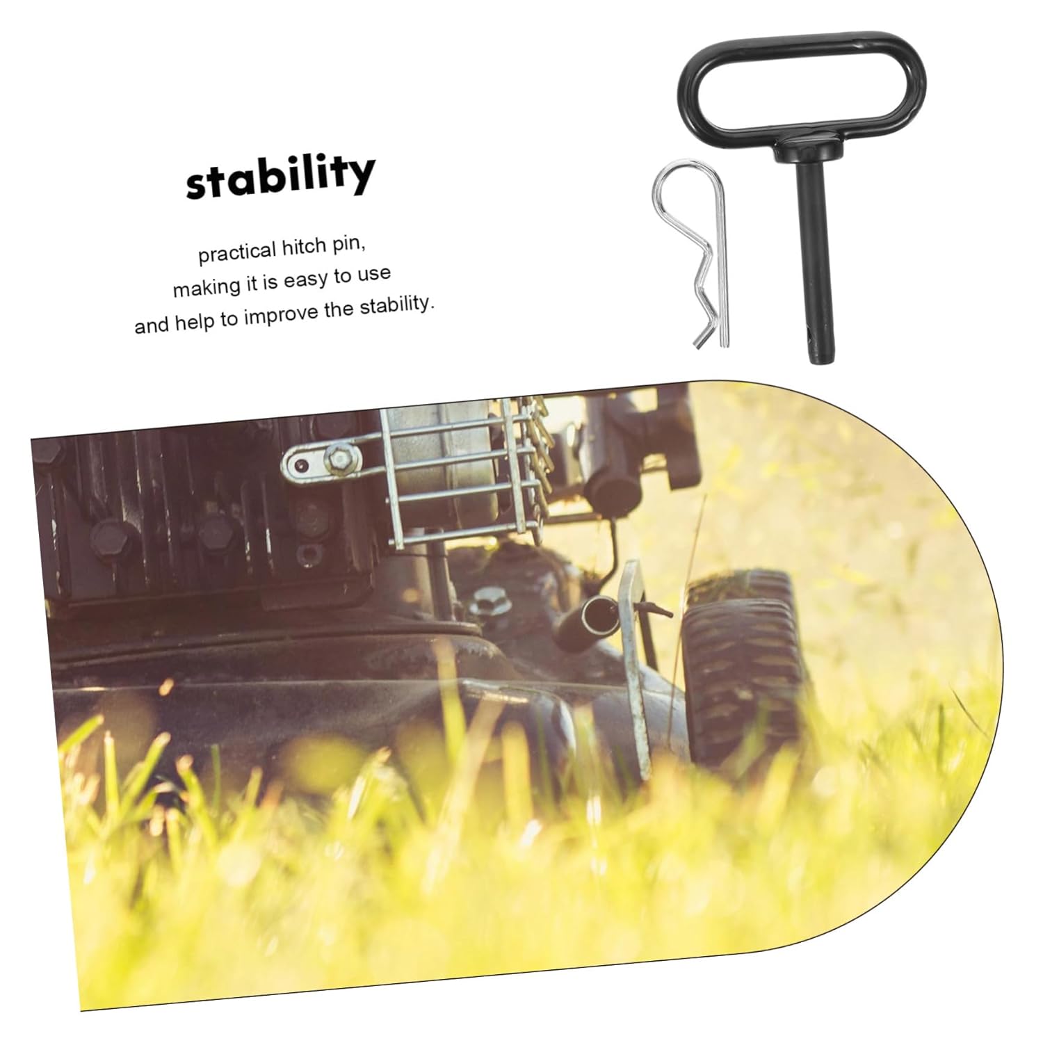 4sets Hitch Pin for Trailer Heavy Duty Locking Hitch Pin Grass Trimmer Machine Accessory