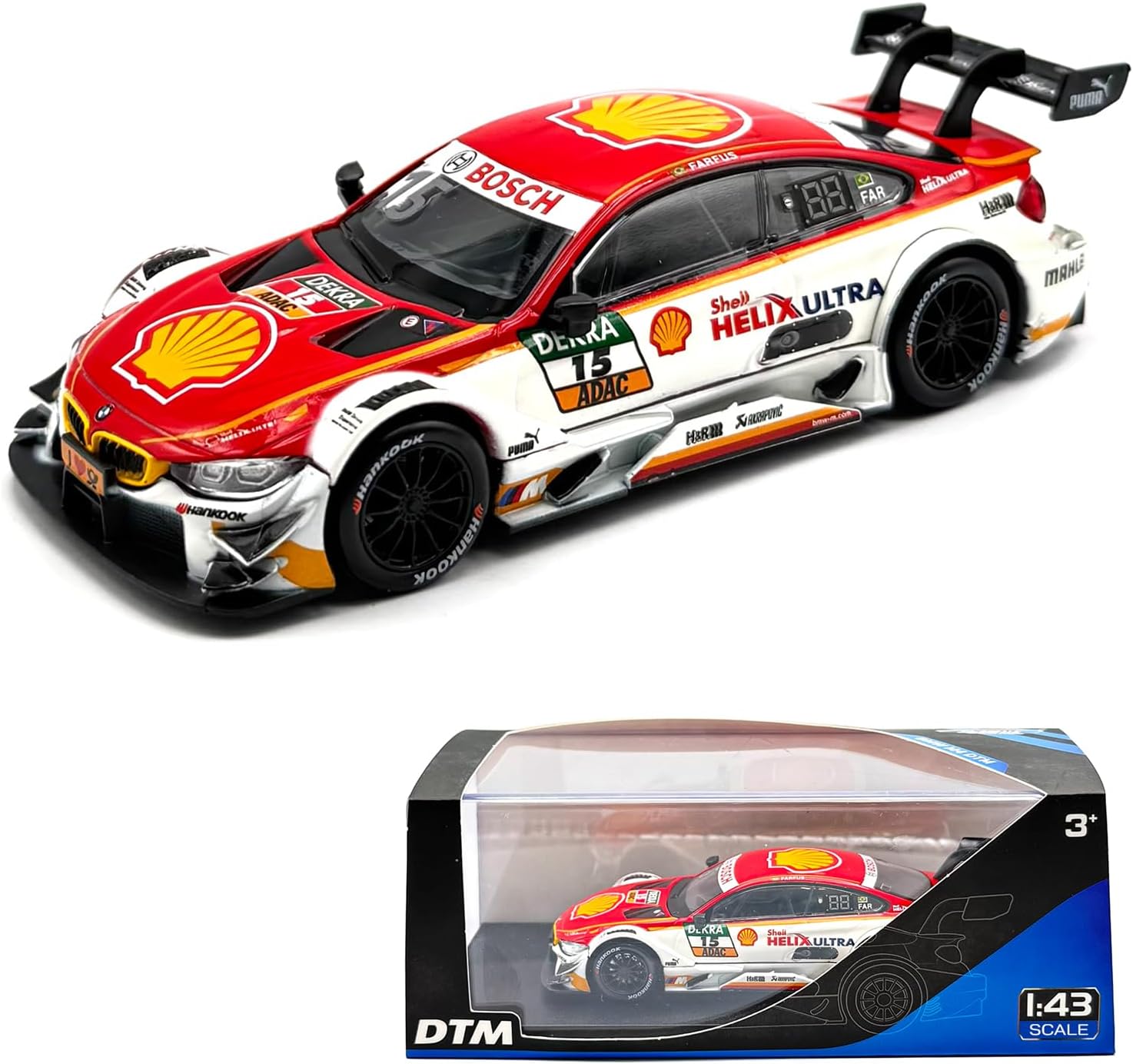 BMW M4 DTM Racing Car Signature DieCast Model Display GP Race Collection 1/43 (#7)