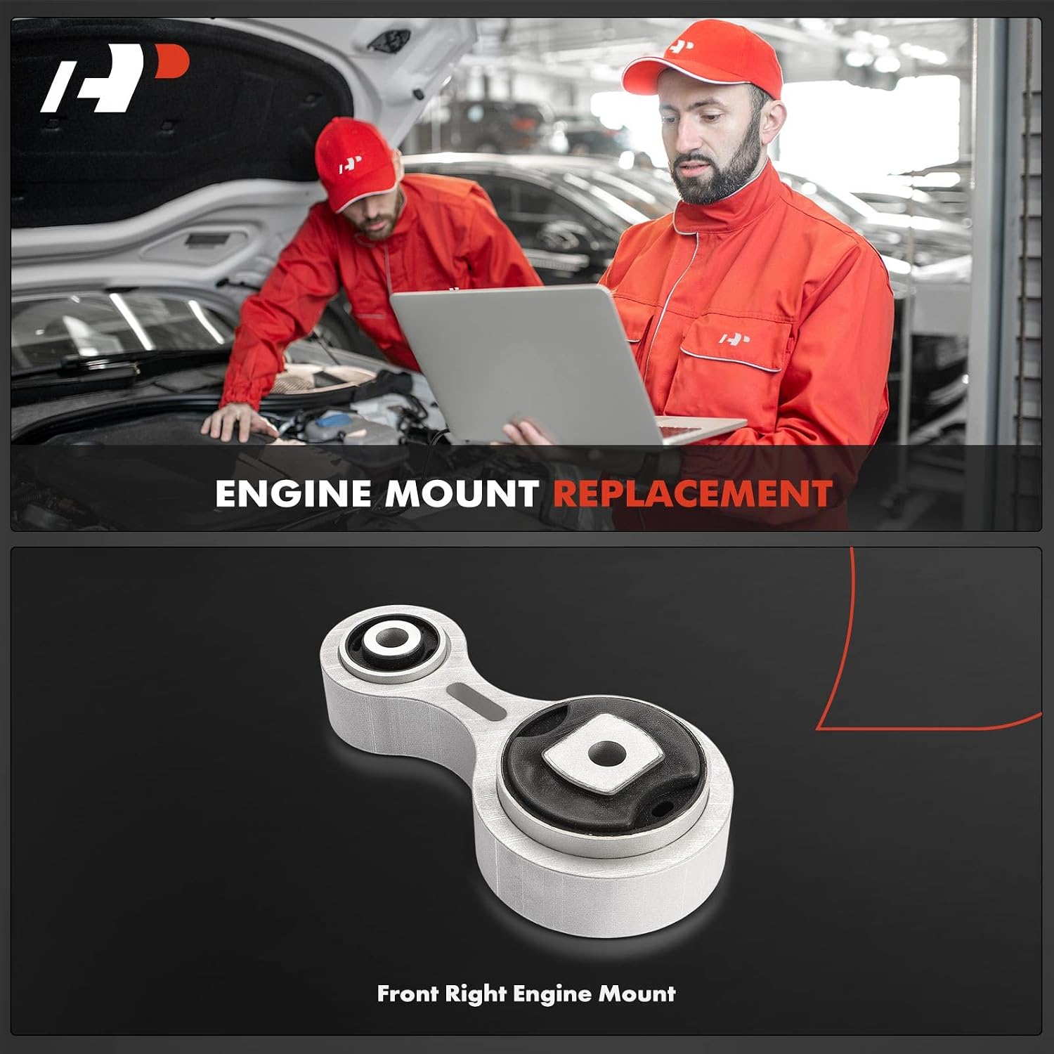 A-Premium Front Right Torque Strut Mount Compatible with Ford Fusion 2006-2009 2.3L 3.0L & Lincoln Zephyr 2006 3.0L & Mercury Milan 2006-2009 2.3L 3.0L, Passenger Side