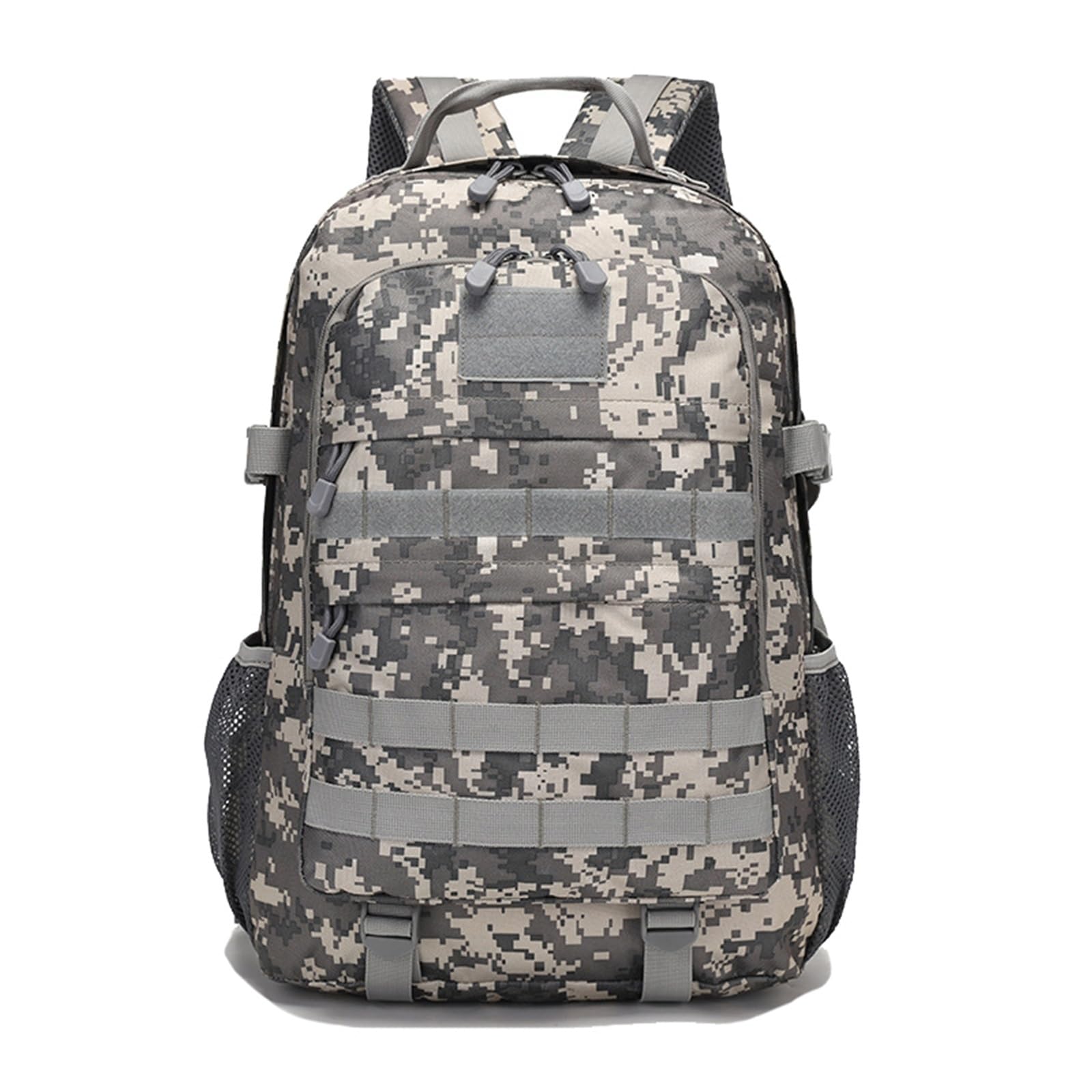 Taktyczny Plecak, Swobodny 35L Wodoodporny Oddychający Odporny Polowanie Trekking Wojskowy, Plecak Bug Out Bag Army 3 Days Pack Bags, Dla Mężczyzn Kobiet, Sport, Na Zewnątrz, Wycieczki(Gray Camouflage